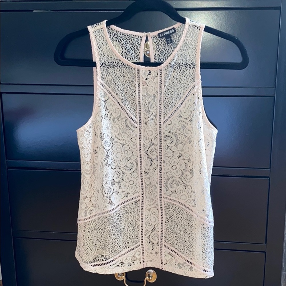 SOLD❣️ NWOT Express Open Knit Tank